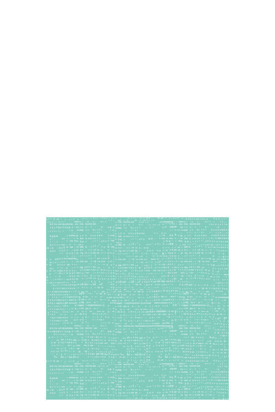 Pack 16 Napkins Texttile Touch Paper Turquoise Small