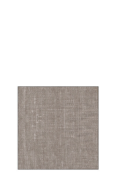Pack 20 Napkins "Linen" Paper Brown Small