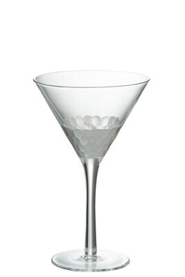 Cocktail Glass Transparent/Silver