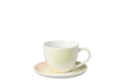 Cup + Saucer Spot Porcelain Mix