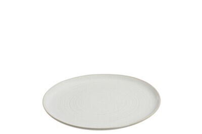 Plate Noa Ceramic White Small