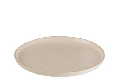 Plate Marie Ceramic Cream Medium