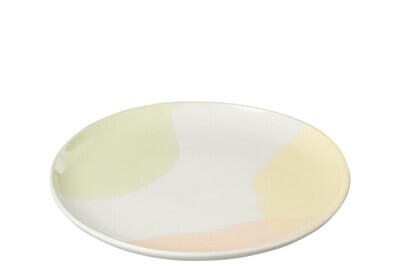 Plate Dot Porcelain Mix Medium