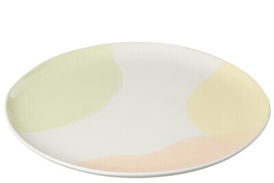 Plate Dot Porcelain Mix Large