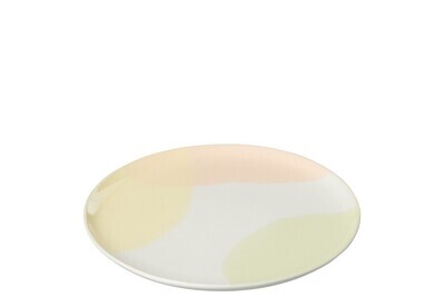 Plate Dot Porcelain Mix Small