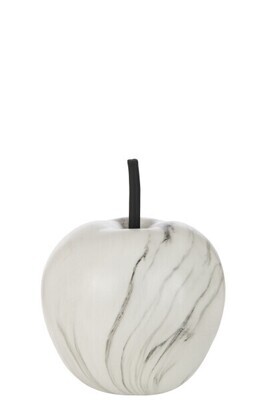 Apple Marble Poly White Medium