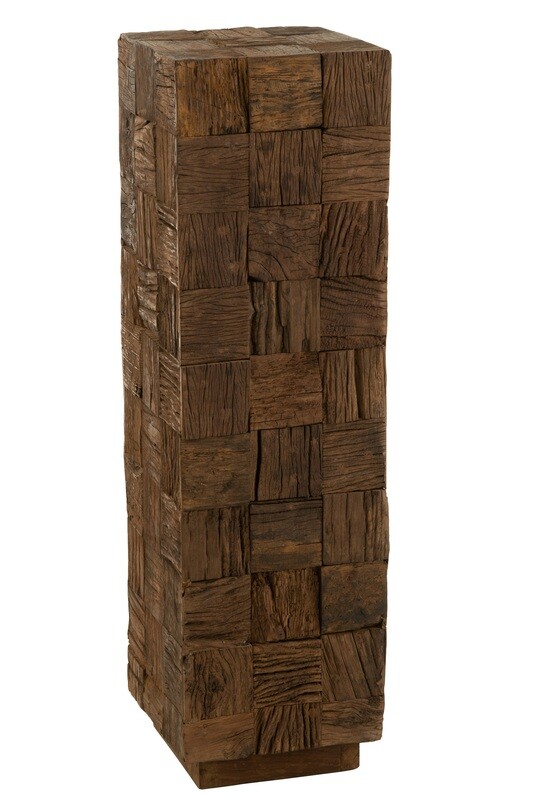 Pillar Wood Natural Large