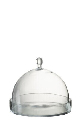 Bell Jar Round Glass Transparent Large