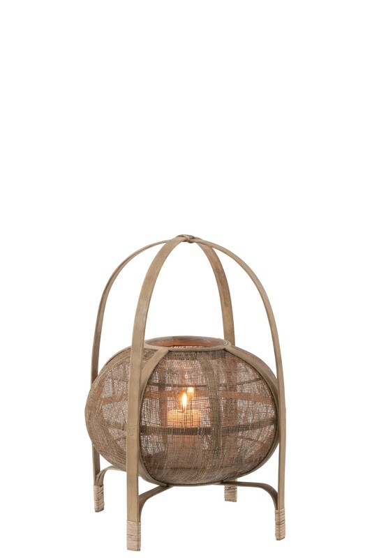 Lantern Hood Bamboo Natural Small
