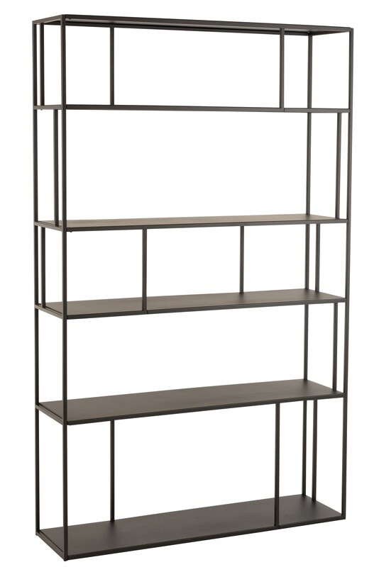Rack 4Levels Metal Black