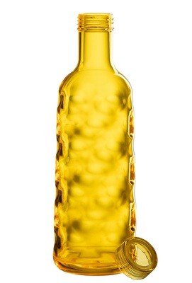 Bottle Hammered In Giftbox Plastic Yellow