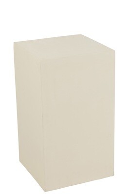 Display Stand Rectangle Plywood White Large