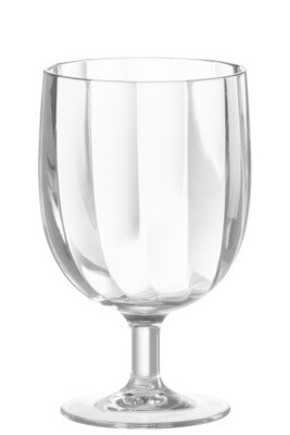 Box Of 6 Pieces Wine Glass Plastic Transparent