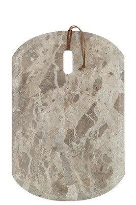 Plank Rectangle Marble Beige Small