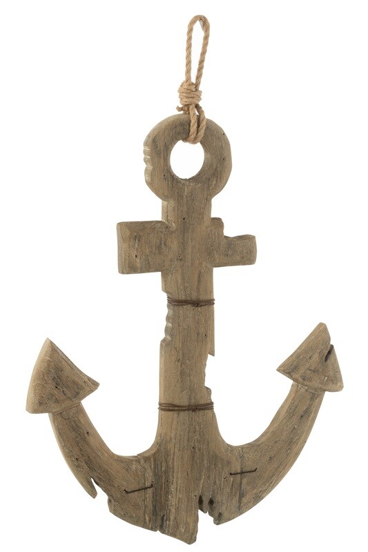 Anchor Deco Paulownia Wood Natural