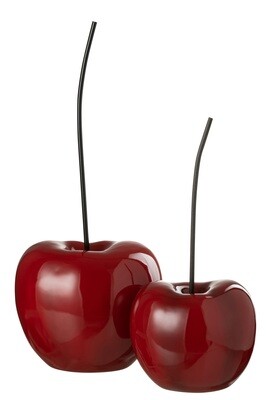 Cherry Resin Shiny Red Large