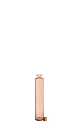 Bottle Cork Glass Light Pink