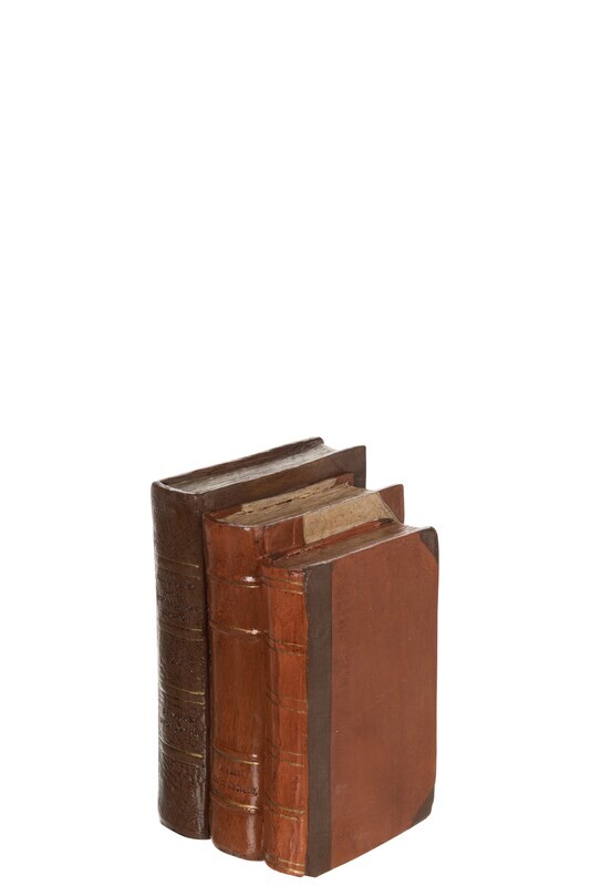 Books Poly Brown Medium