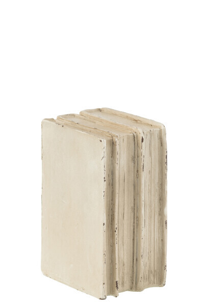 Books Deco Poly White Small