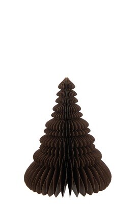 Christmas Tree Folding Paper Brown Large