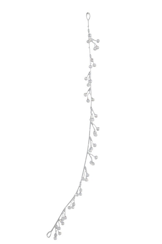 Garland Pearls Plastic Clear/Silver