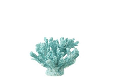 Coral Polyresin Azure Medium