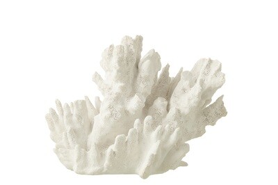 Coral Polyresin White L