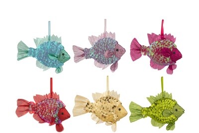 Fish Hanger Plastic Mix L Ass6
