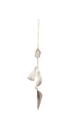 Hanger Feathers+Stone Grey