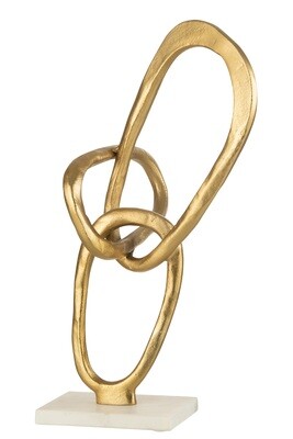 Figure Rings Aluminium Gold