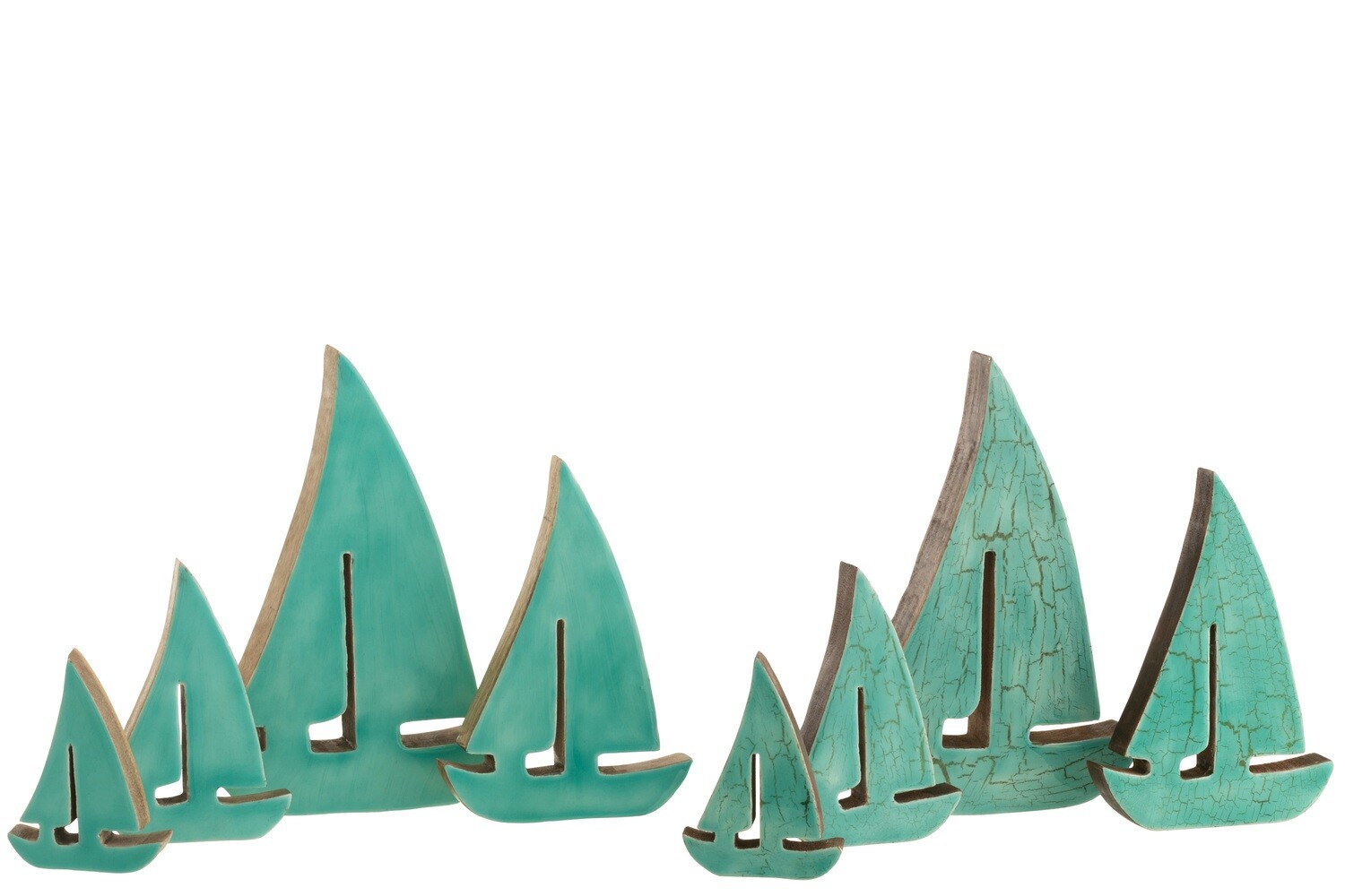 Boat Mango Wood Azur Extra Large Assortment Of 2
