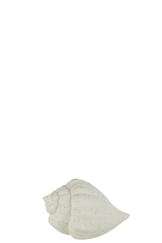 Shell Sand Glaze Porcelain White