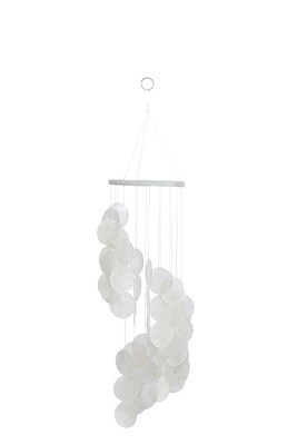Windchime Scales Round Shell Blue