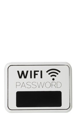 Board Wifi Password Metal White/Black