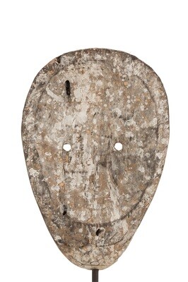 Figure Abstract Wall Or Pin Alabasia Wood Grey