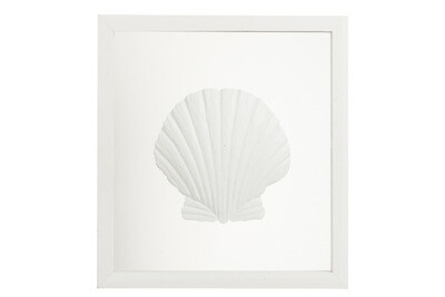 Frame Shell Wood/Glass White