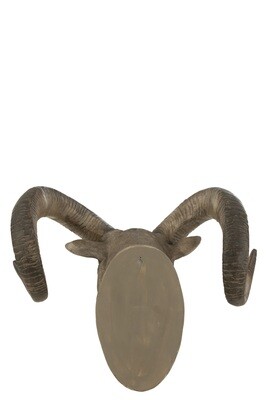 Goat Head Poly Grey