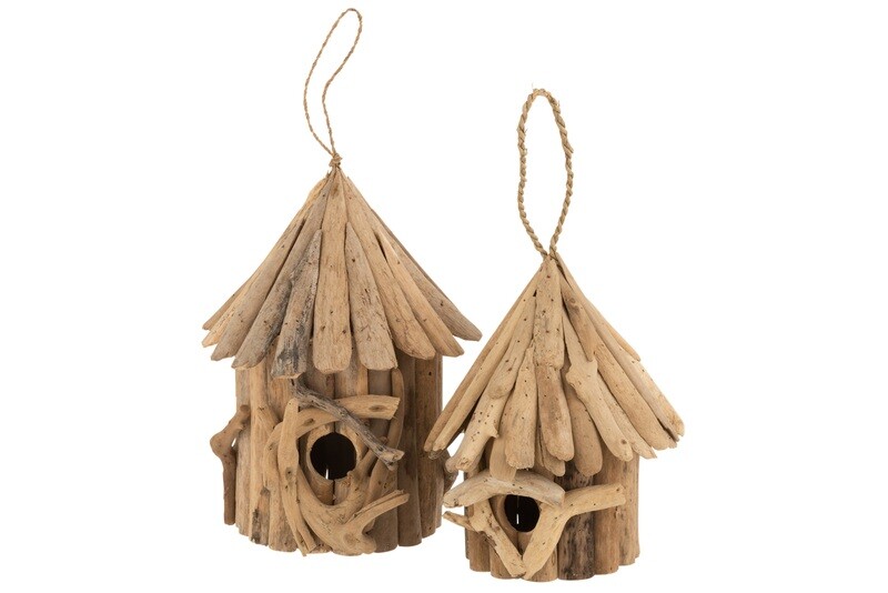 Birdhouse Driftwood Natural Large