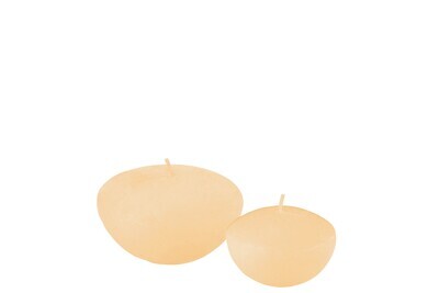 Box 4 Floating Candle Beige Large-8H