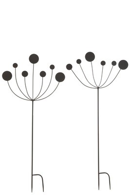 Decoration Garden Abstract Iron Black Large Assortment Of 2