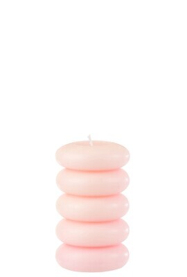Candle Macaron Pink Large-10H