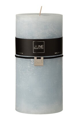 Cylinder Candle Light Blue Xxl 140H