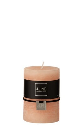 Cylinder Candle Peach M 42H