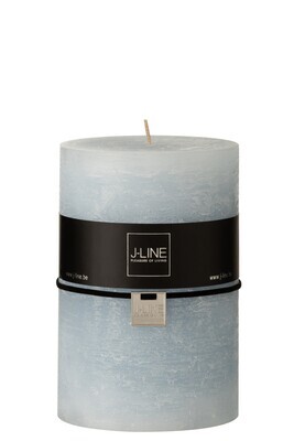 Cylinder Candle Light Blue Xl 110H