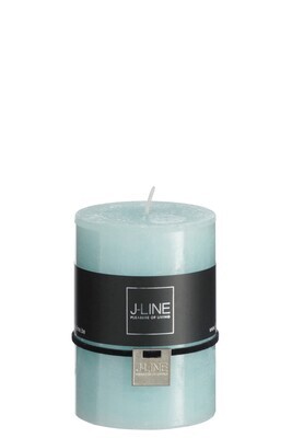 Cylinder Candle Aqua M 48H