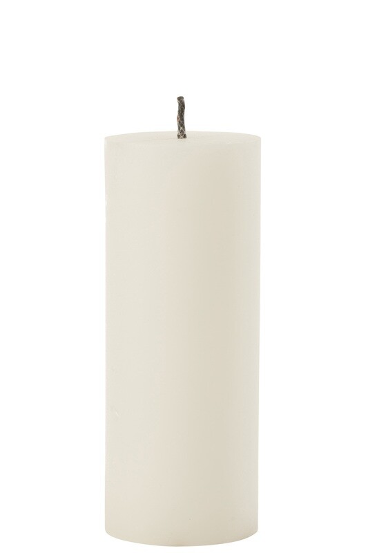 Outdoor Candle Pillar Paraffin White Large-45Hours