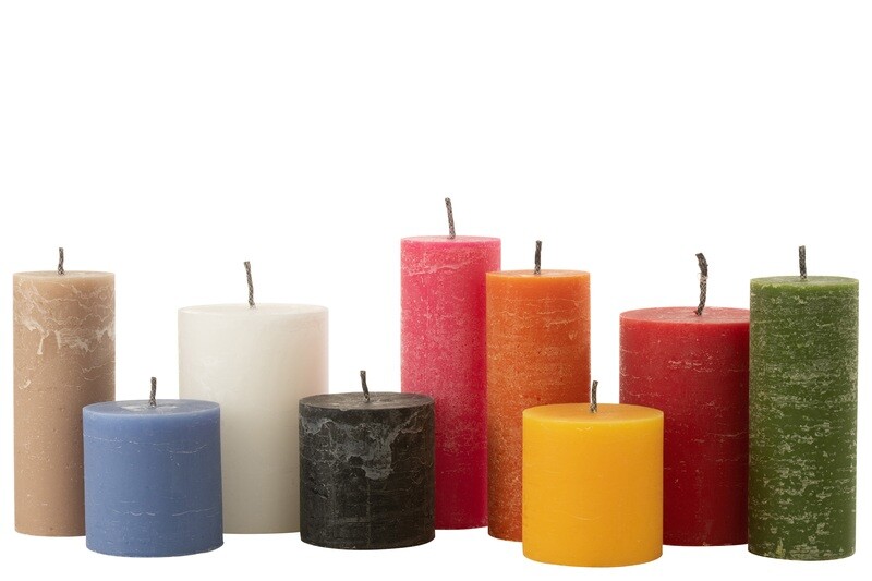 Outdoor Candle Pillar Paraffin Pink Extra Large-50Hours