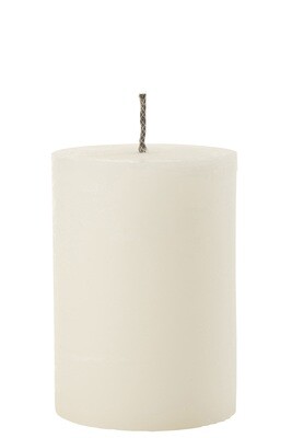 Outdoor Candle Pillar Paraffin White Medium-95Hours