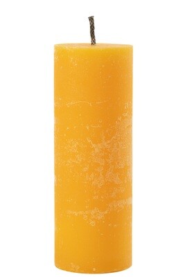 Outdoor Candle Pillar Paraffin Yellow Extra Large-50Hours
