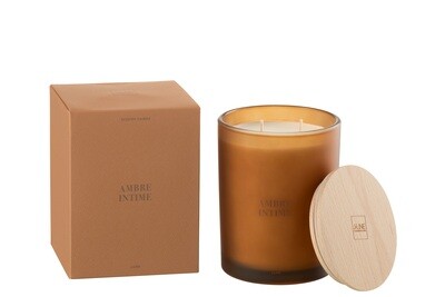Scented Candle Accords Essentiels Ambre Intime-70H